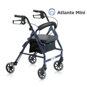 Rollator pieghevole in alluminio verniciato